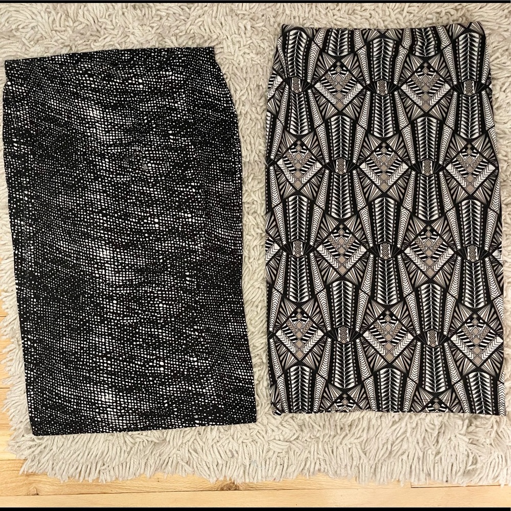 ***2 for 1 ****BODY CON PRINTED SKIRTS